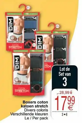Cora Boxers coton katoen stretch aanbieding
