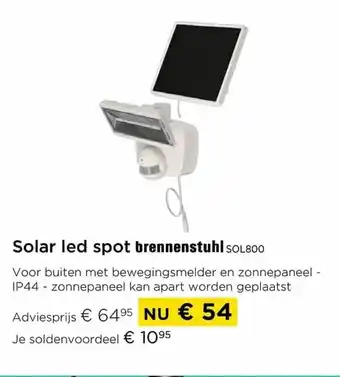 Solar led spot brennenstuhl