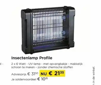 Molecule Insectlamp profile aanbieding