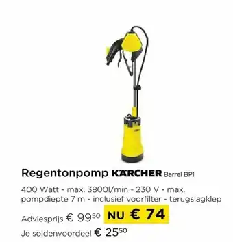 Molecule Regentonpomp karcher aanbieding