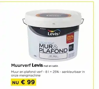 Molecule Muurverf levis mat en satin aanbieding