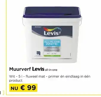 Molecule Muurverf levis all-in one aanbieding