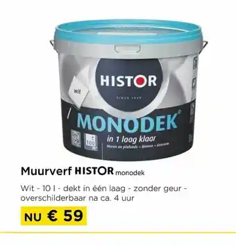Muurverf histor monodek