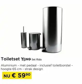 Molecule Toiletset yong set rido aanbieding