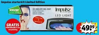 Kruidvat Impulss starterkit limited edition aanbieding
