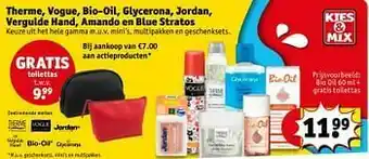 Kruidvat Bio oil + gratis toilettas aanbieding