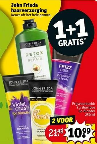 Kruidvat Shampoo go blonder aanbieding