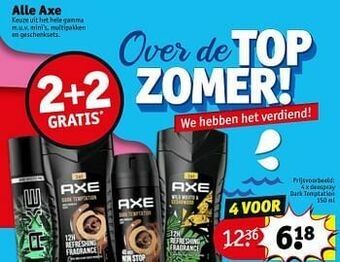 Kruidvat Deospray dark temptation aanbieding