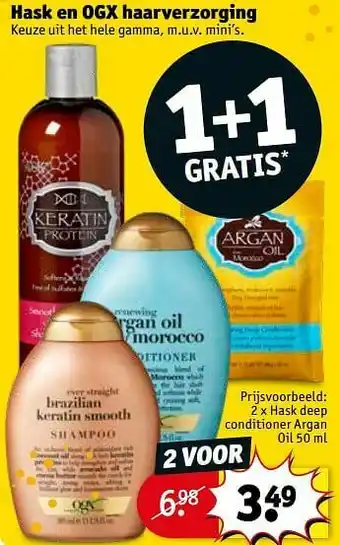 Kruidvat Hask deep conditioner argan aanbieding
