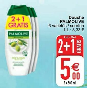 Cora Douche palmolive aanbieding