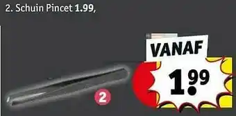 Kruidvat Schuin pincet aanbieding