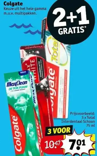 Kruidvat Total interdentaal schoon aanbieding