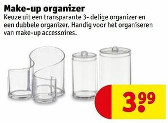 Kruidvat Make-up organizer aanbieding