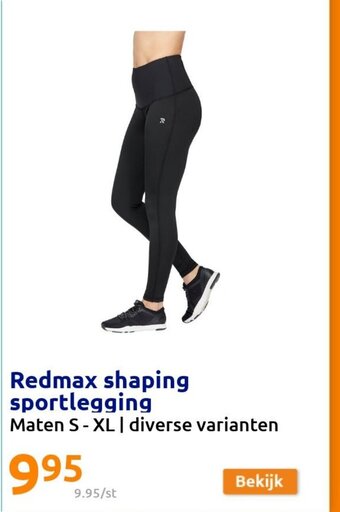 Action Redmax Shaping Sportlegging aanbieding