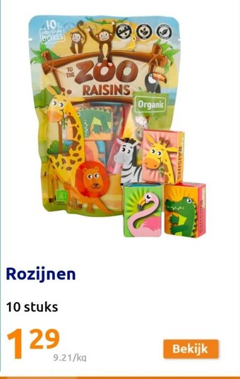 Action Rozijnen 10 Stuks aanbieding