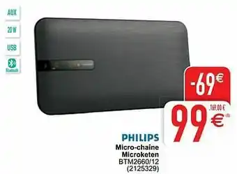 Philips micro-chaîne microketen btm2660-12
