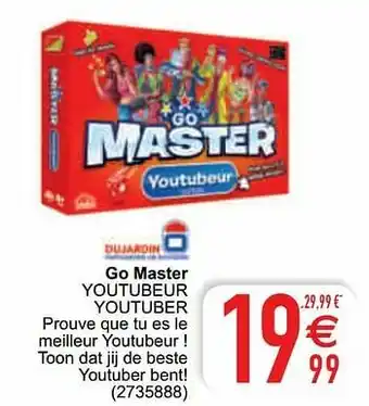 Cora Go master youtubeur youtuber aanbieding