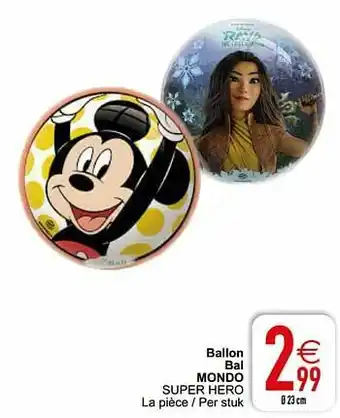 Cora Ballon bal mondo super hero aanbieding