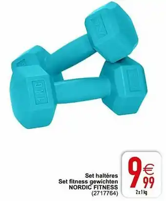 Cora Set haltères set fitness gewichten nordic fitness aanbieding