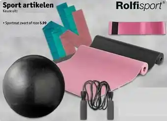 Kruidvat Sportmat zwart of roze aanbieding