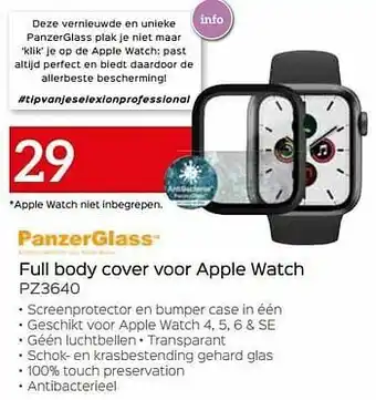 Selexion Full body cover voor apple watch pz3640 aanbieding