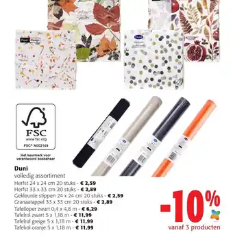 Colruyt Duni Volledig Assortiment aanbieding