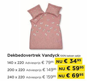 Molecule Dekbedovertrek vandyck 140 x 220 aanbieding