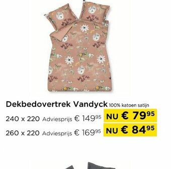 Molecule Dekbedovertrek vandyck 260x220 aanbieding