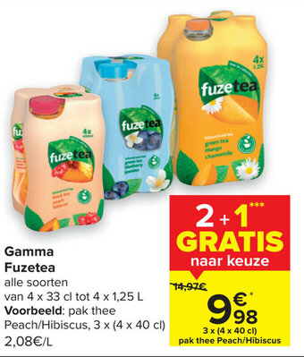 Carrefour Gamma Fuzetea aanbieding