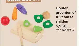 Carrefour Houten Groenten of Fruit om Te Snijden aanbieding