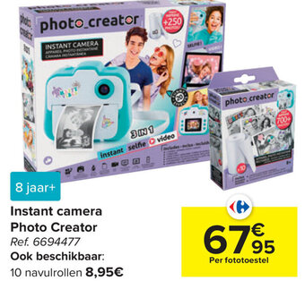 Carrefour Instant Camera Photo Creator aanbieding