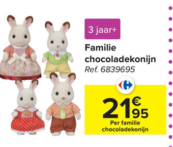 Carrefour Familie chocoladekonijn aanbieding