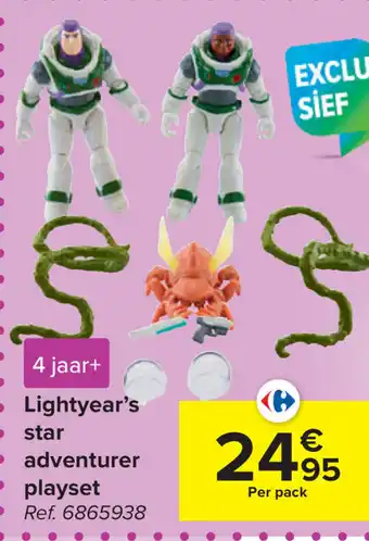 Lightyear's star adventurer playset