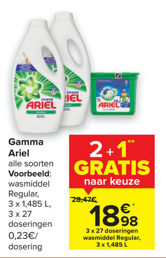 Carrefour Gamma Ariel aanbieding