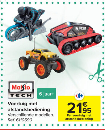 Carrefour Voertuig met afstandsbediening aanbieding
