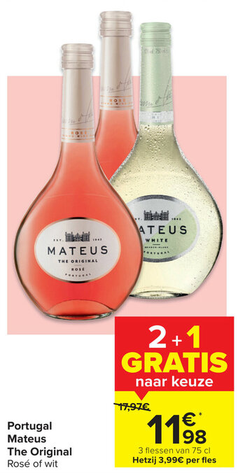 Carrefour Portugal Mateus The Original aanbieding