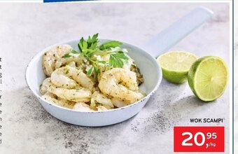 Alvo Wok scampi aanbieding