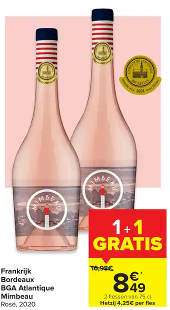 Carrefour Frankrijk Bordeaux BGA Atlantique Mimbeau aanbieding