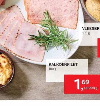 Alvo Kalkoenfilet 100g aanbieding