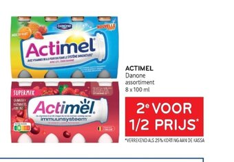 Alvo Actimel danone assortiment 8x100ml aanbieding