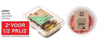 Alvo Apero deli melo assortiment 100-325g aanbieding