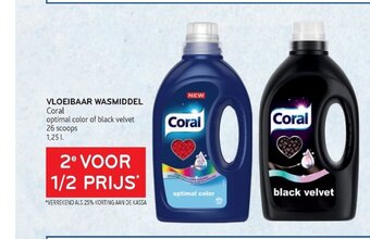 Alvo Vloeibaar wasmiddel coral aanbieding