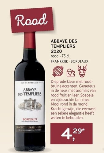 Alvo Abbaye des templiers 2020 aanbieding
