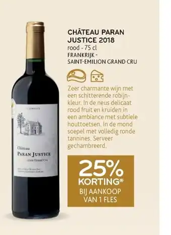 Alvo Chateau paran justice 2018 aanbieding