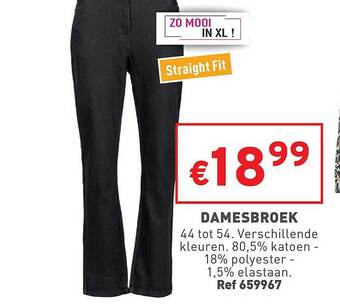 Trafic Damesbroek aanbieding