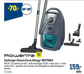 Rowenta stofzuiger silence force allergy