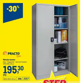 Makro Practo home metalen kasten aanbieding