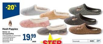 Hush puppies dames en herenpantoffels