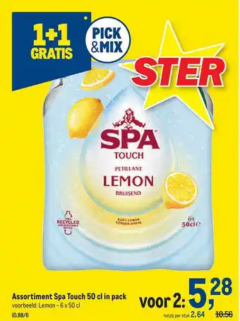 Makro Assortiment spa touche aanbieding