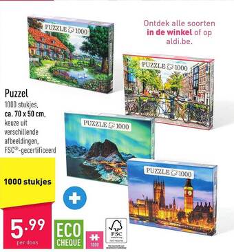 ALDI Puzzel aanbieding